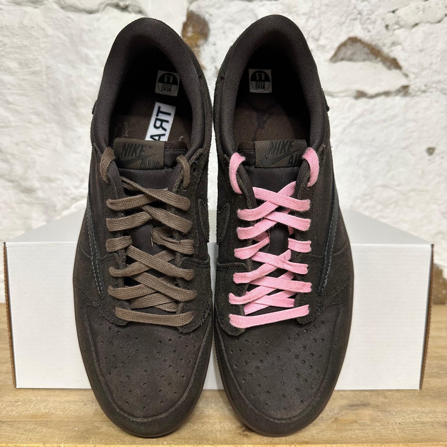 Air Jordan 1 Low Travis Scott Velvet Brown Sz 8.5
