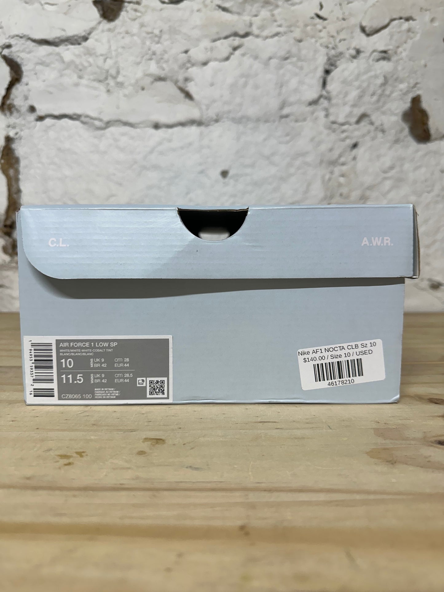 Nike Air Force 1 Low NOCTA CLB Sz 10