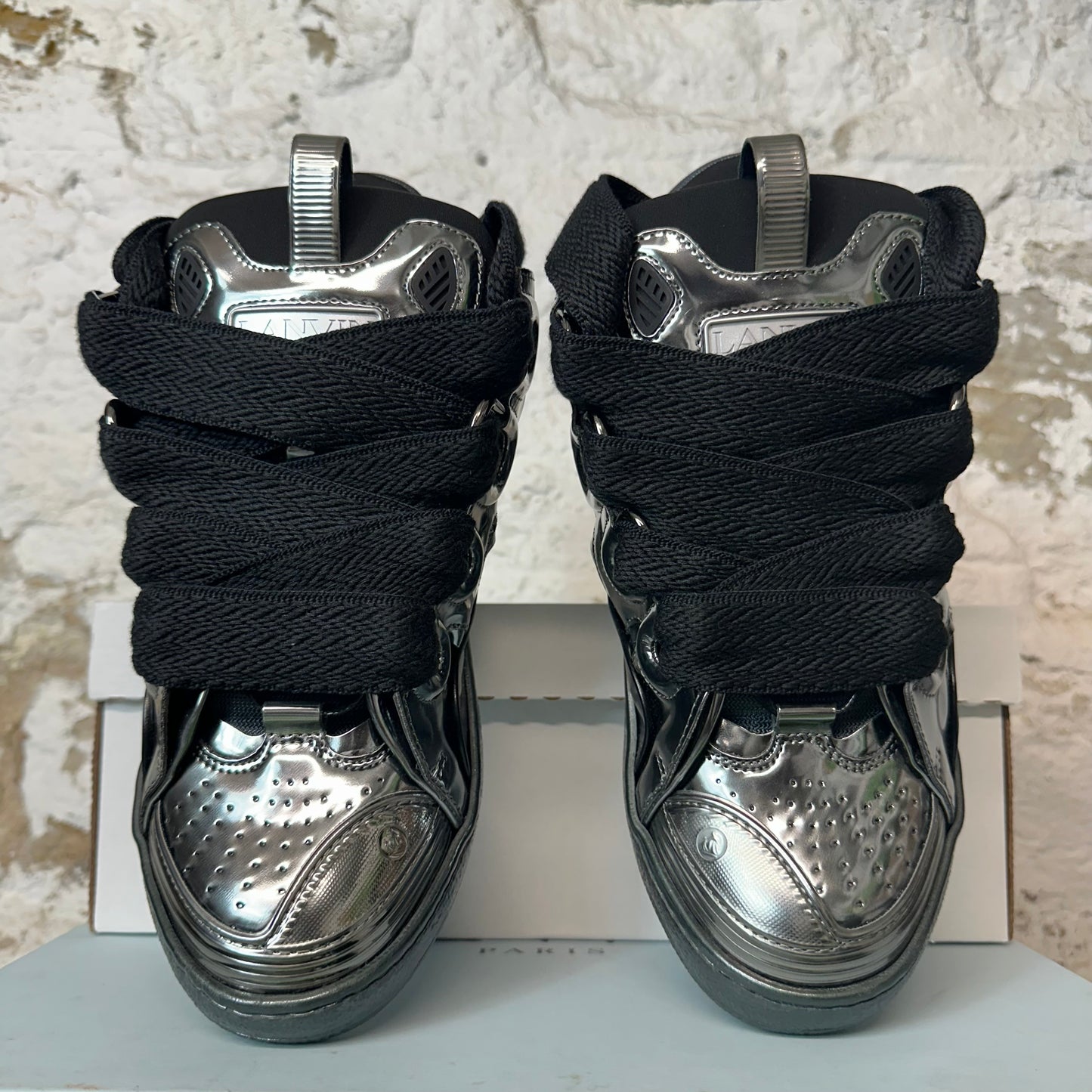 Lanvin Curb Black Metallic Sneaker