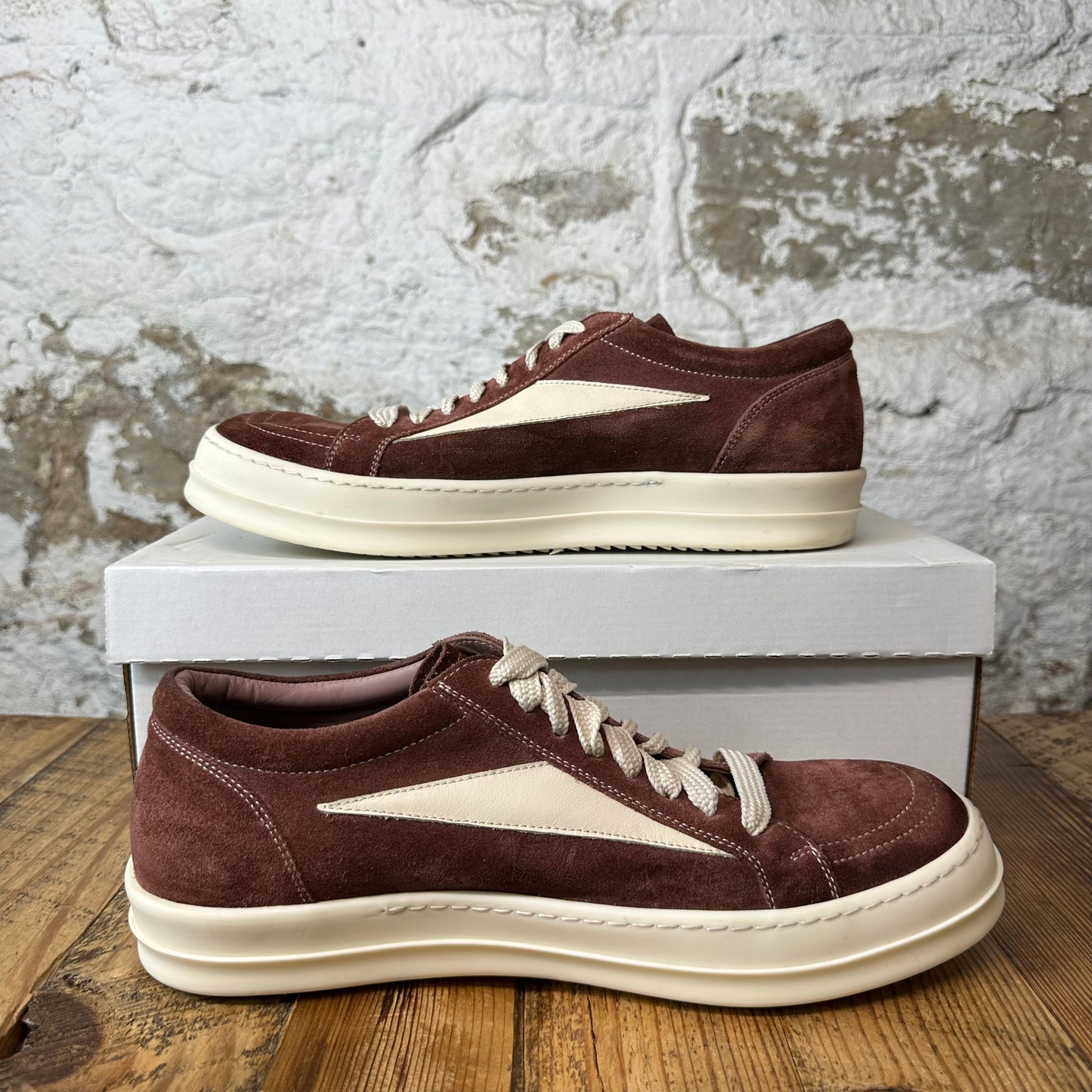 Rick Owens Vintage Rosewood Milk Sneaker Sz 11 (44)