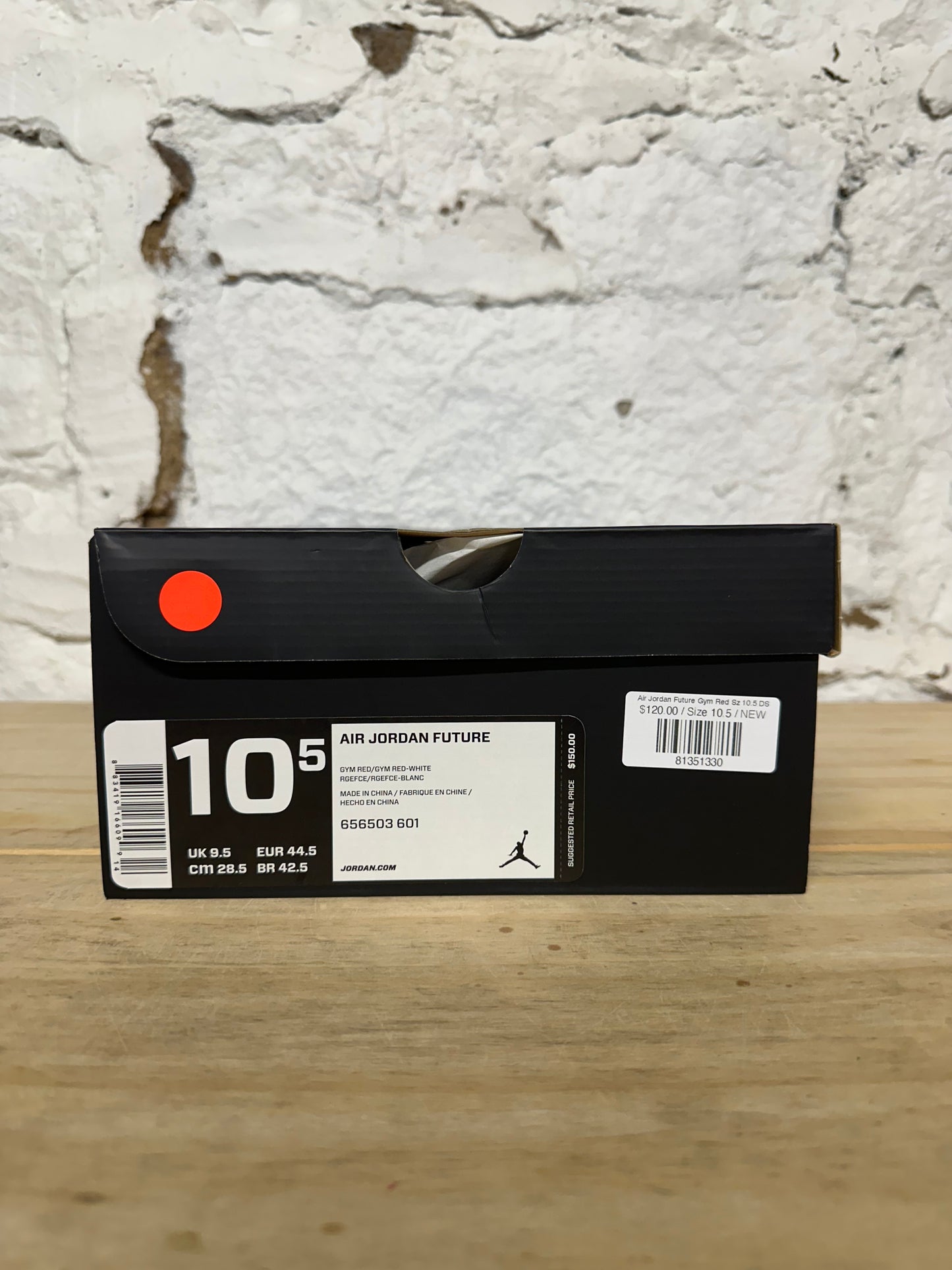 Air Jordan Future Gym Red Sz 10.5 DS