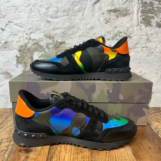 Valentino Multicolor Camo Black Runner Sneaker Sz 6.5 (39)