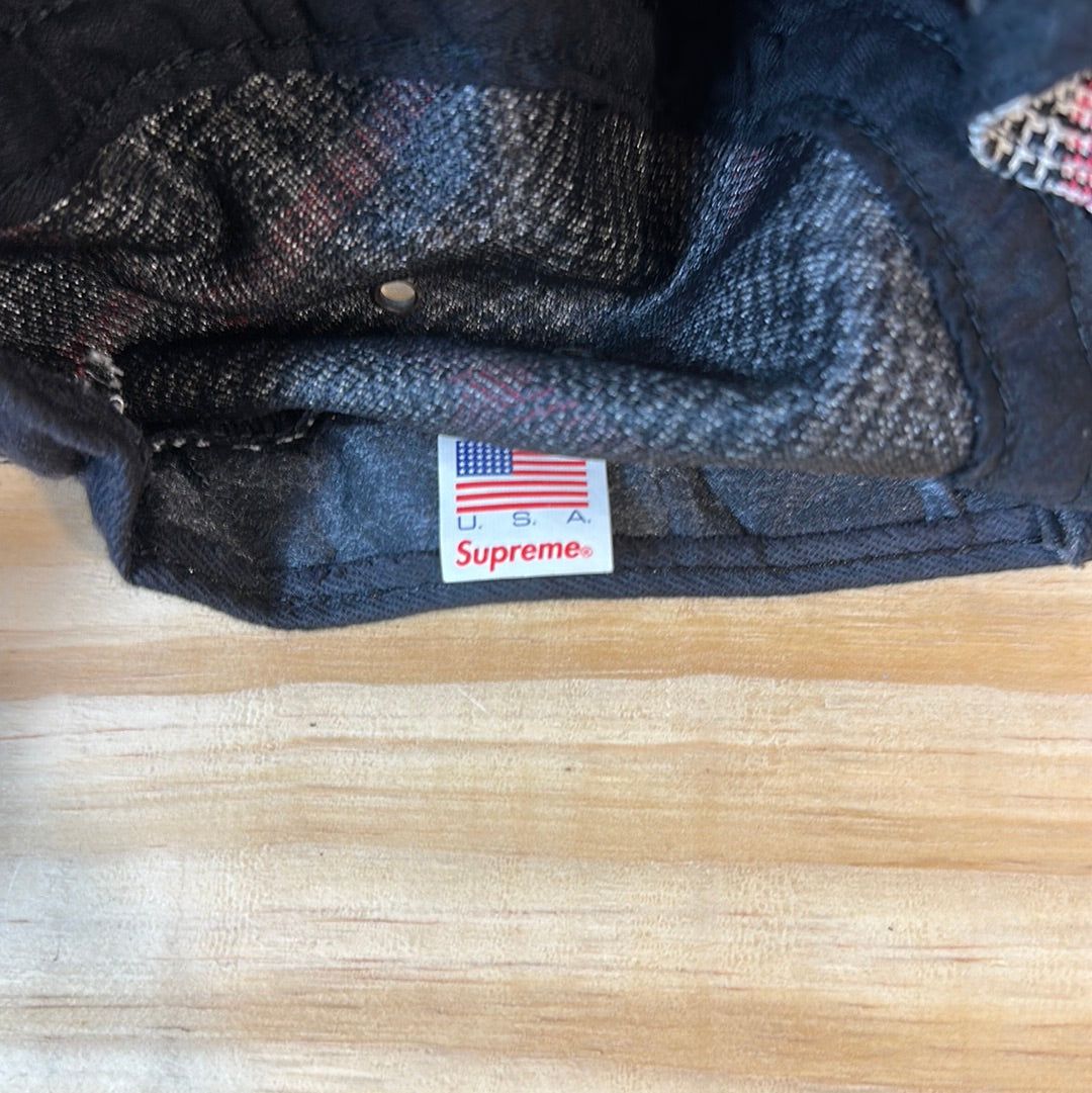 Supreme Plaid Camp Cap (SS15) Hat