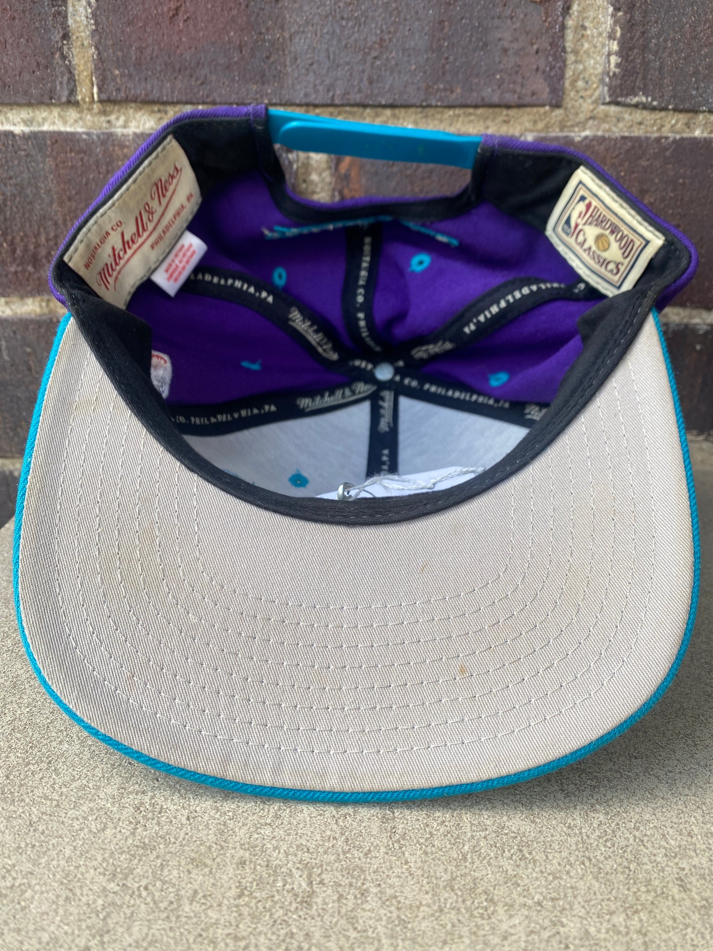 Charlotte Hornets Hardwood Classics Mitchell & Ness SnapBack Hat
