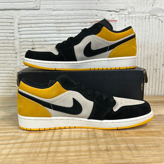 Air Jordan 1 Low Sail University Gold Black Sz 10.5