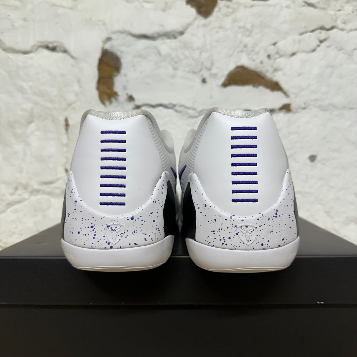 Nike Kobe 9 Elite Low Protro White Court Purple Sz 12