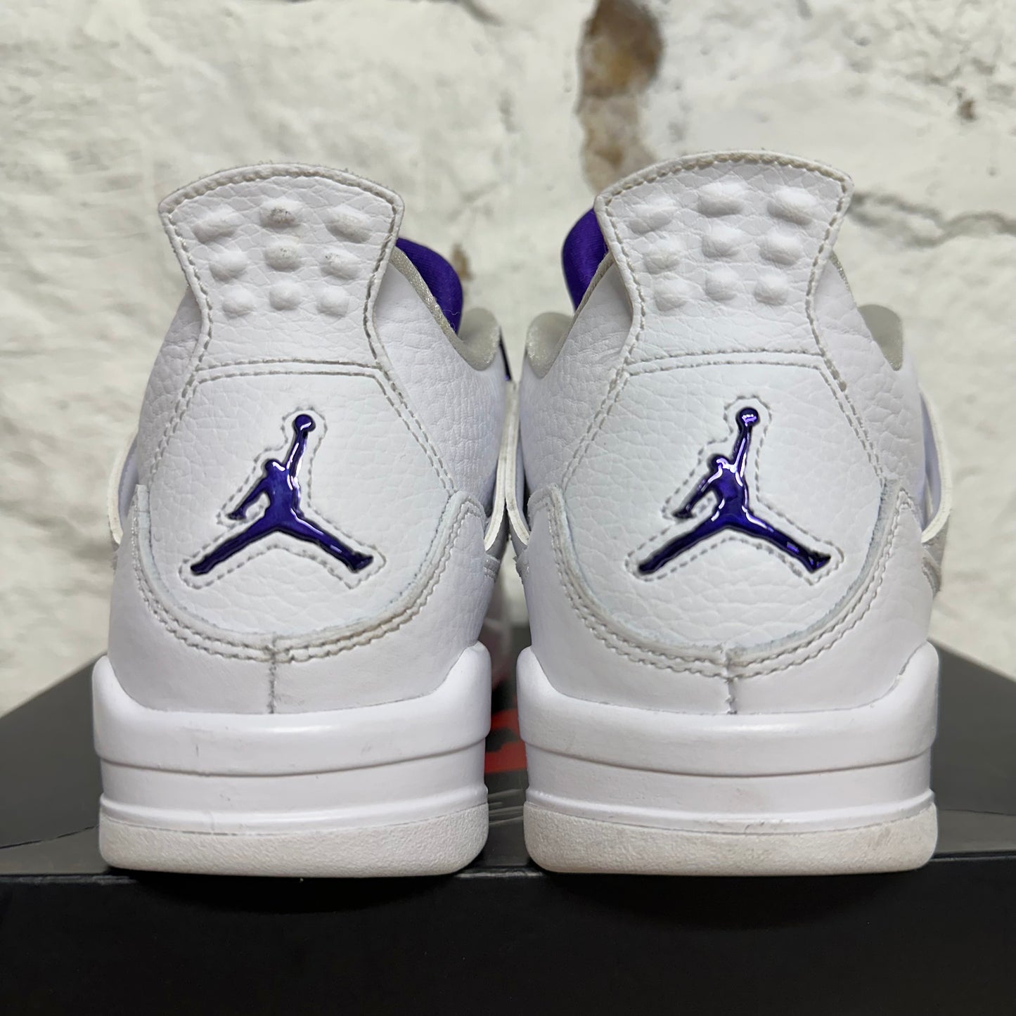Air Jordan 4 Purple Metallic Sz 5.5Y