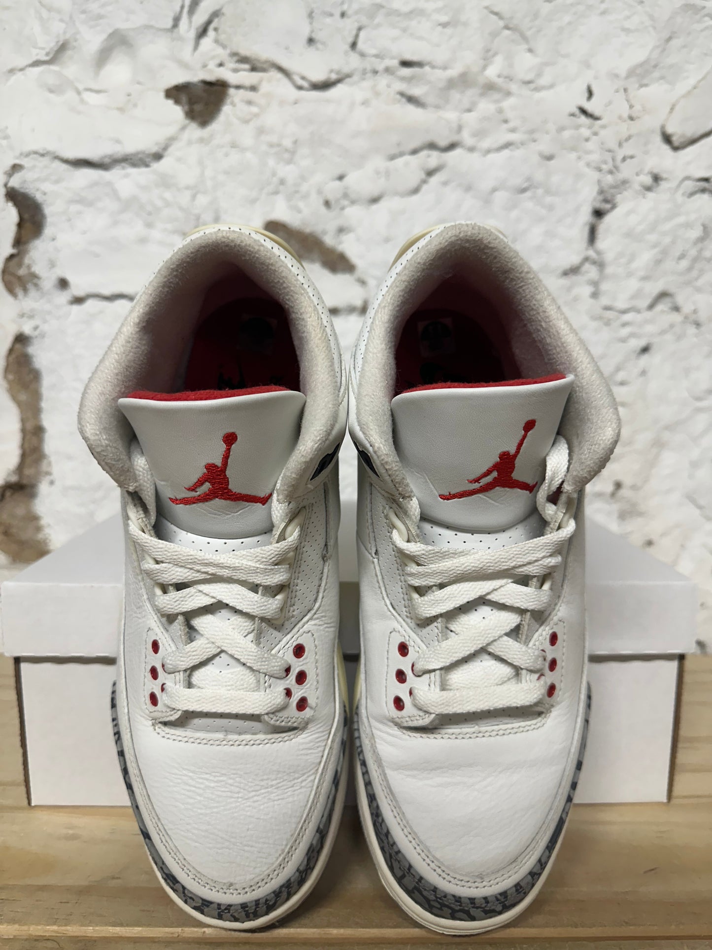 Air Jordan 3 White Cement Reimagined Sz 8.5