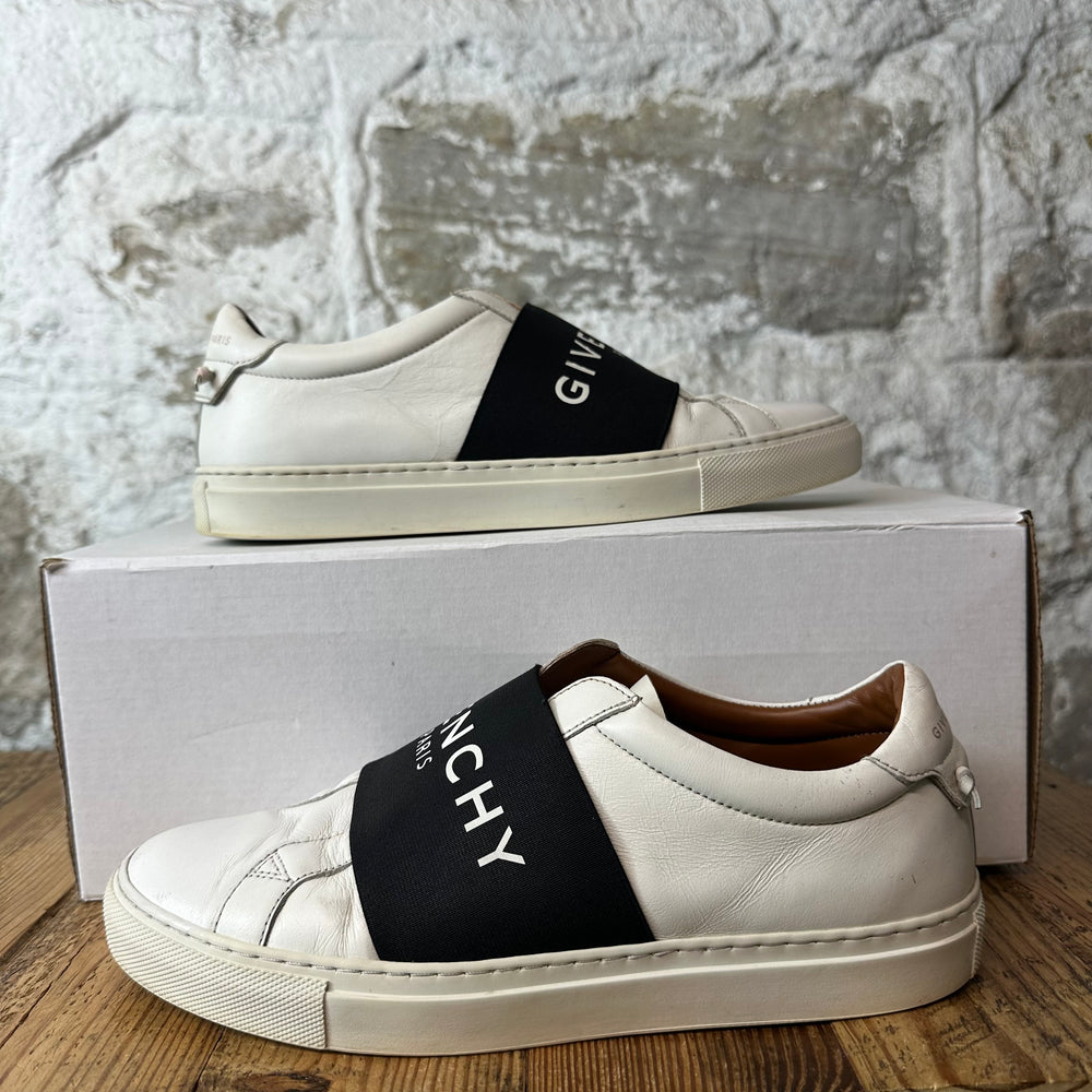 Givenchy Urban Street Logo Black White Sneaker Sz 6.5 (39)