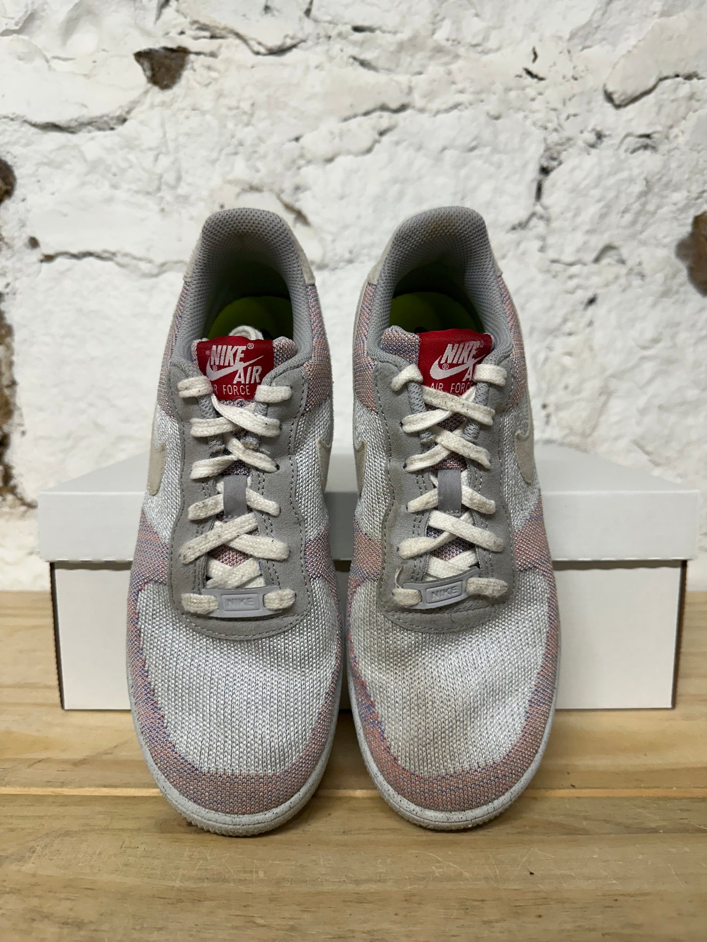 Nike Air Force 1 Crater Wolf Grey Sz 7Y