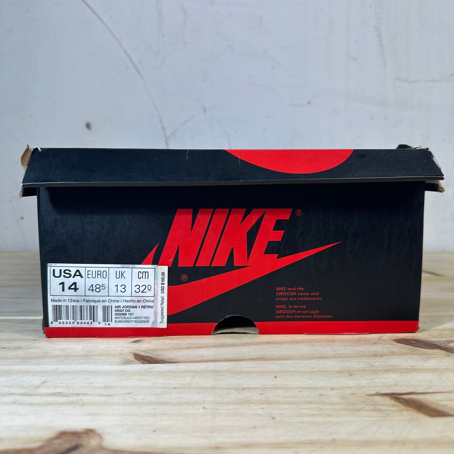 Air Jordan 1 Chicago (2015) Size 14 DS