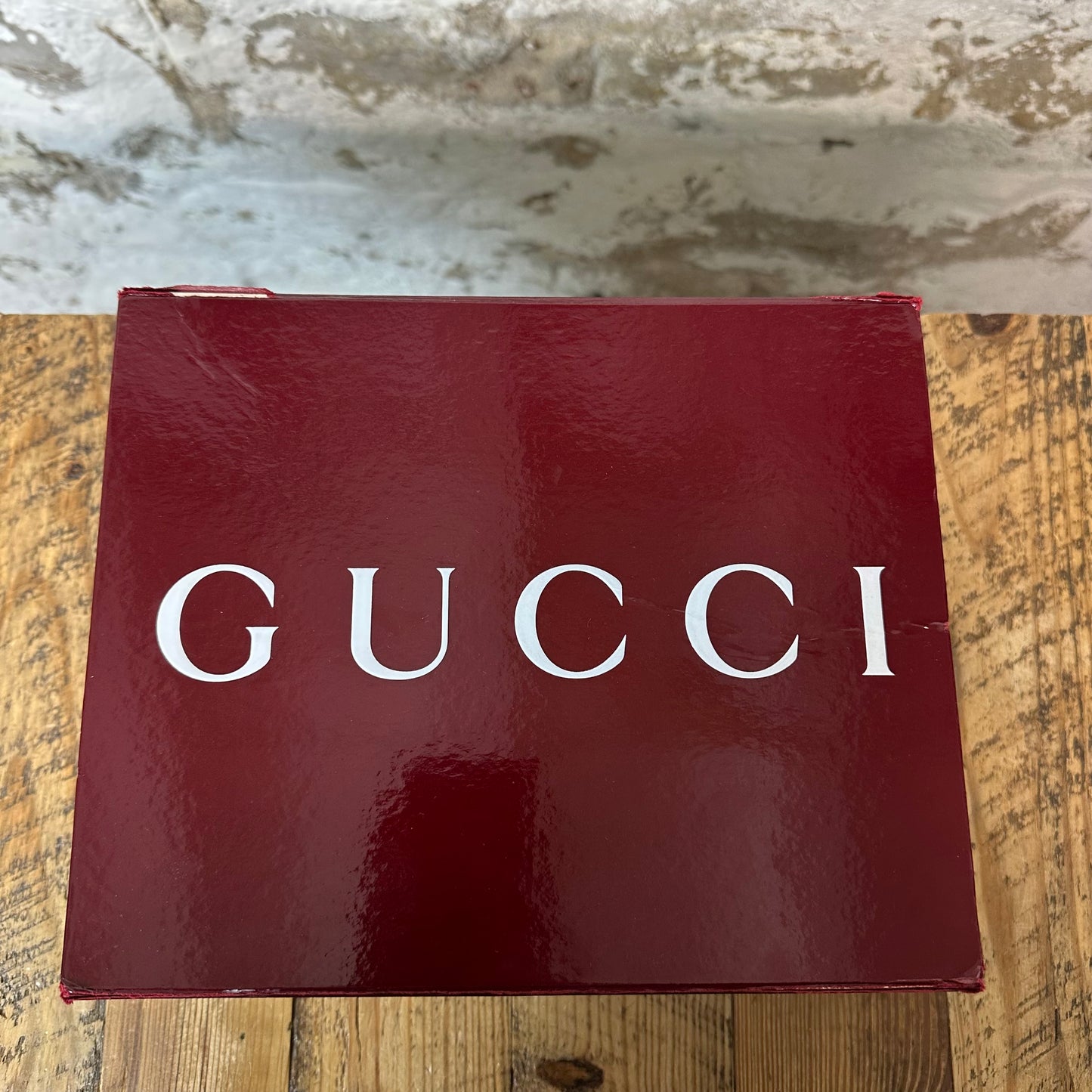 Gucci GG Monogram Burgundy Hat Sz M W/ Box