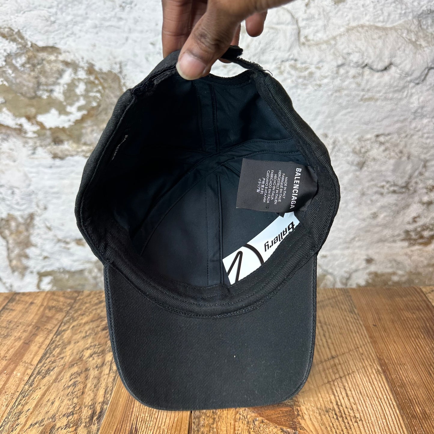 Balenciaga Gym Wear Hat Black Sz L