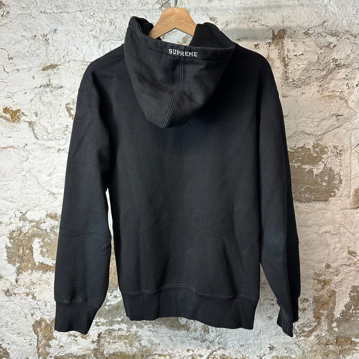 Supreme Devil S Logo Black Hoodie Sz S