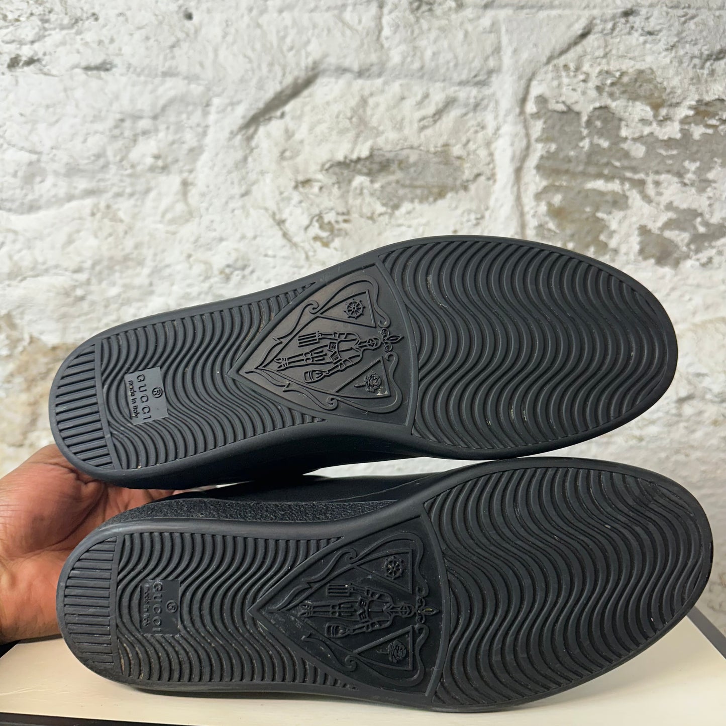 Gucci Green Tiger Black Ace Sneaker Sz 8