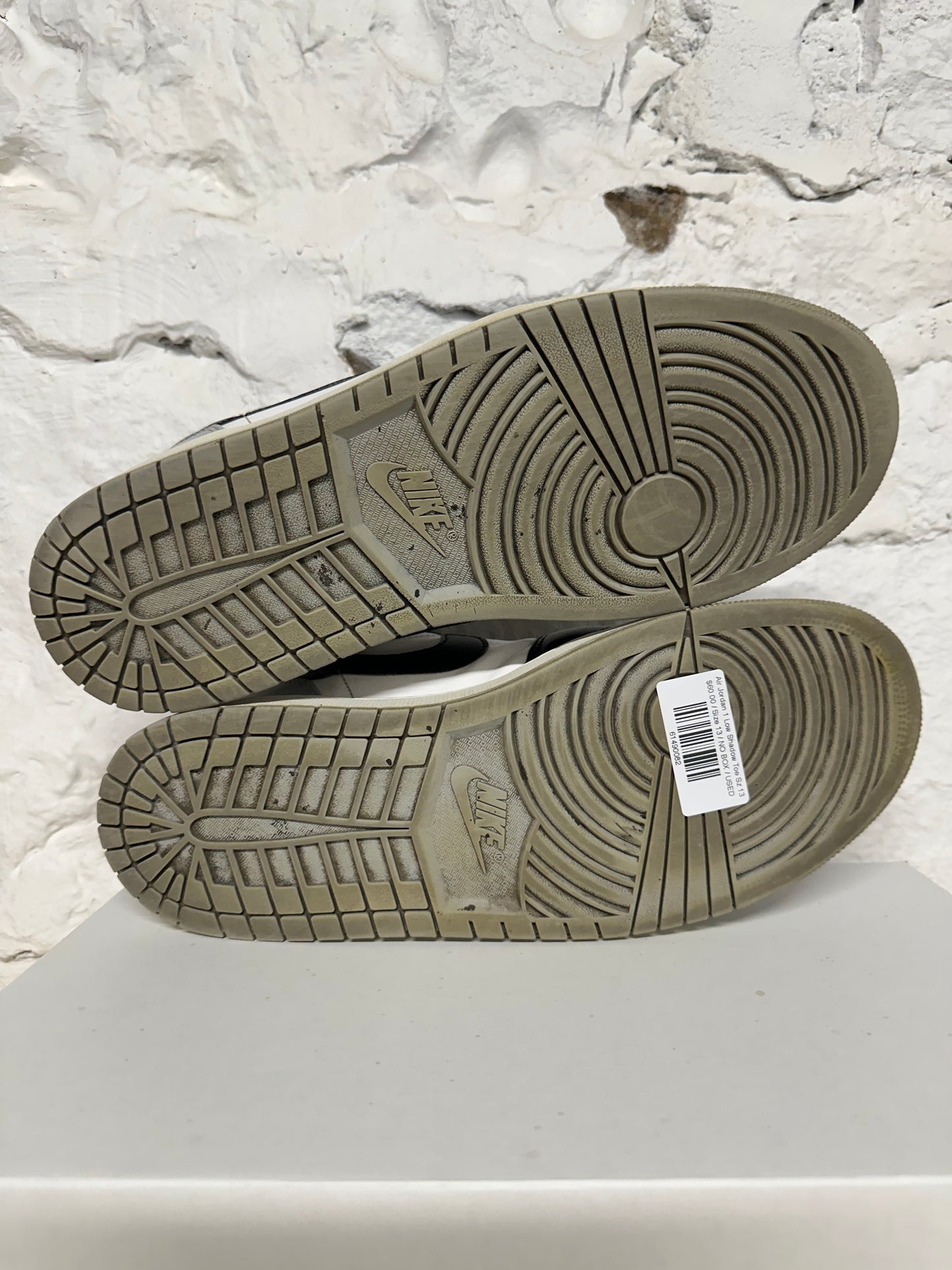 Air Jordan 1 Low Shadow Toe Sz 13