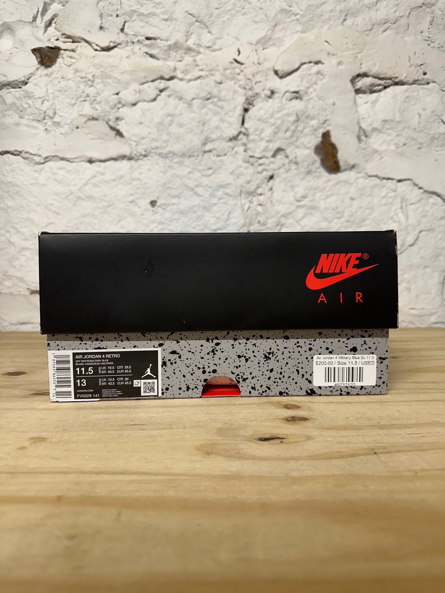 Air Jordan 4 Military Blue Sz 11.5