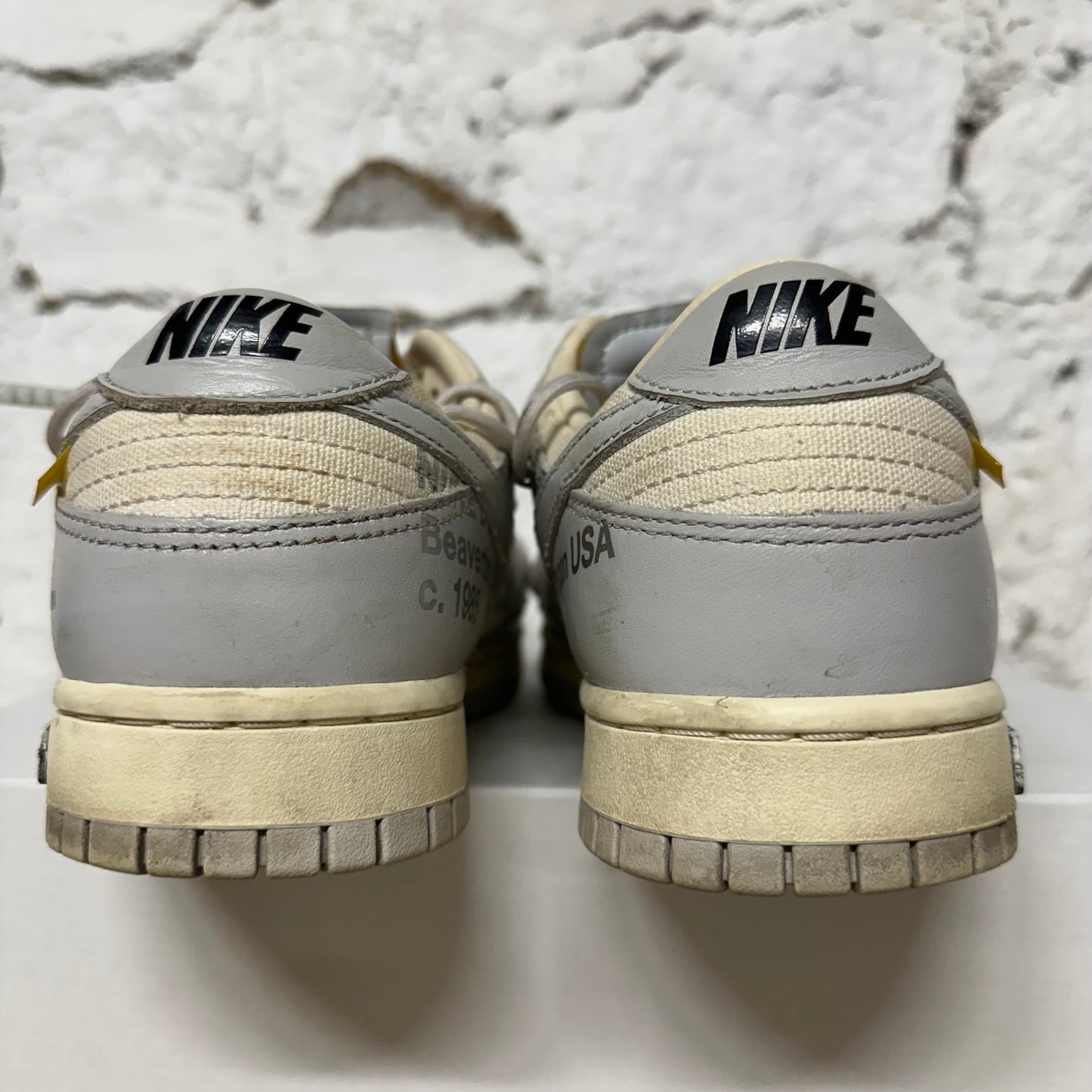 Nike Off White Lot Dunk 49 Sz 10