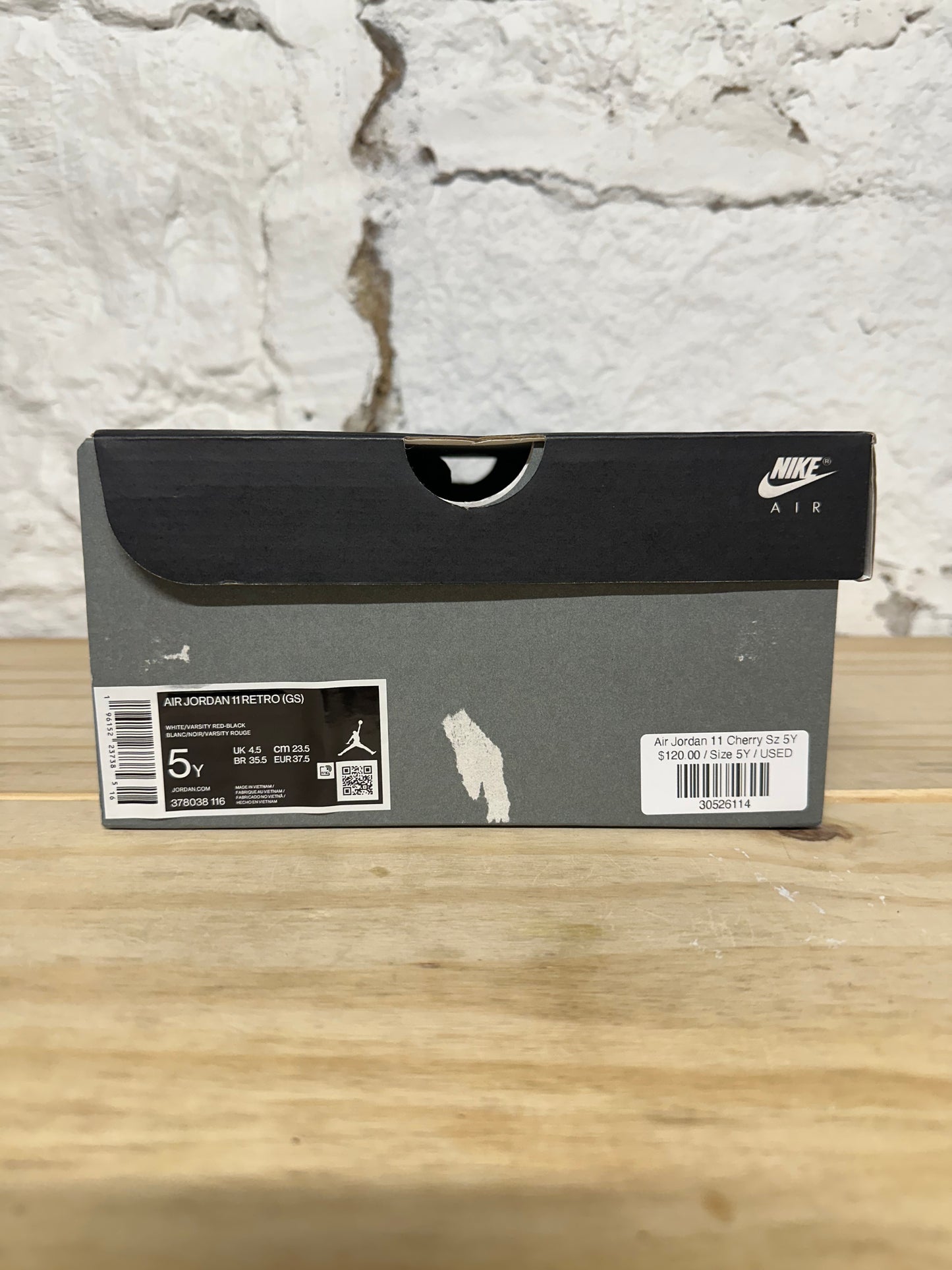 Air Jordan 11 High Cherry Sz 5Y