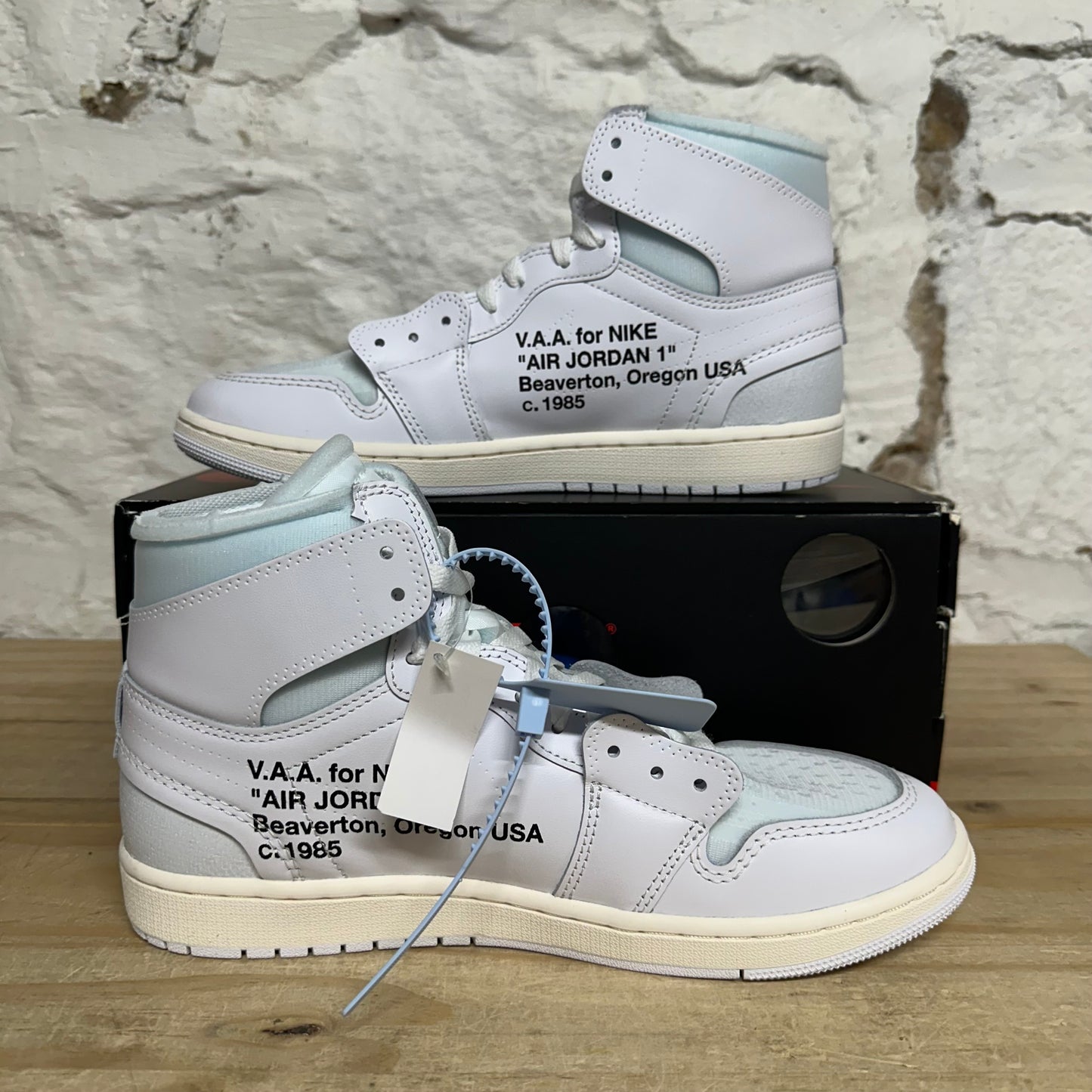 Air Jordan 1 Virgil Abloh Archive Alaska Sz 10.5 DS