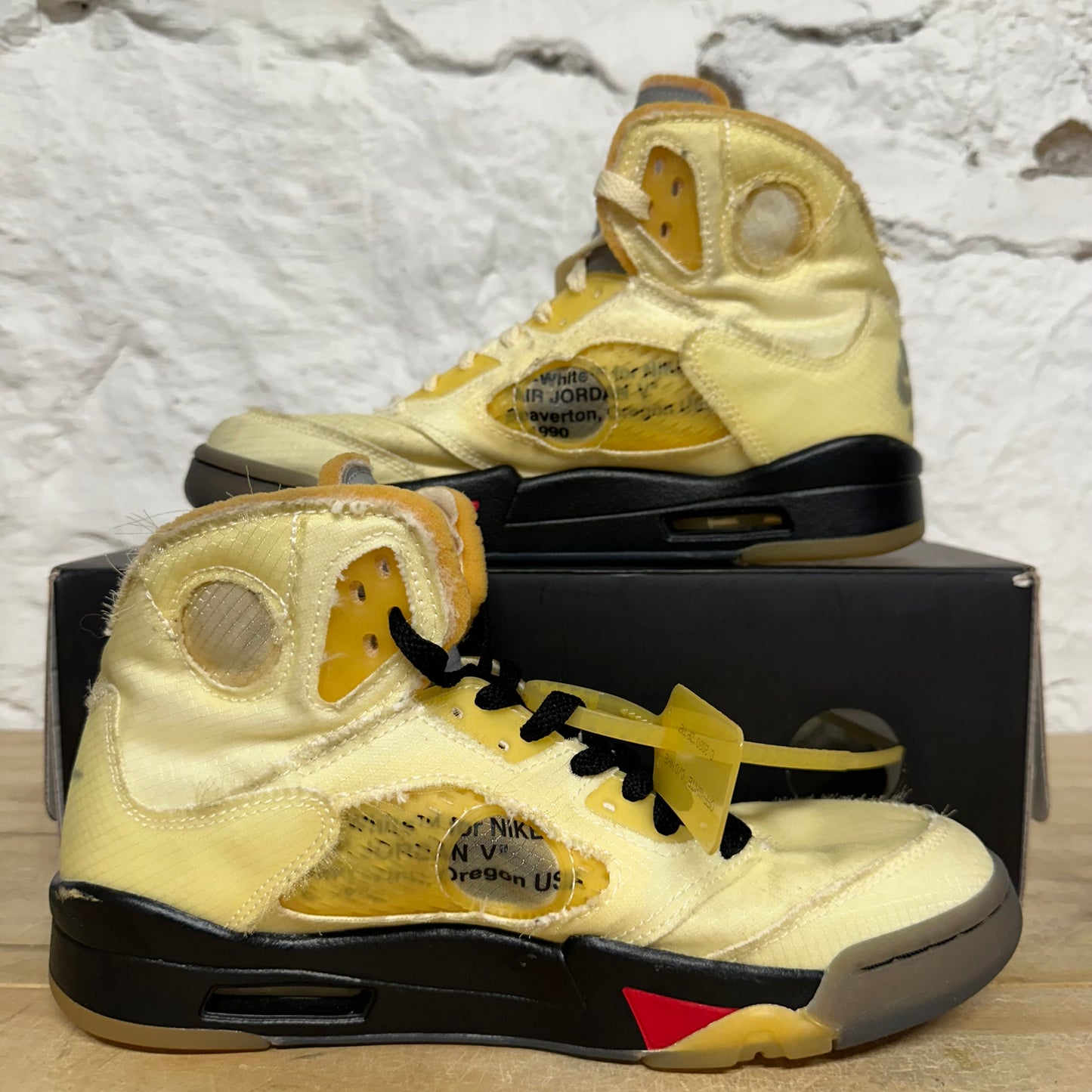 Air Jordan 5 Off-White Sail Sz 7.5