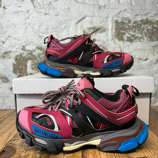 Balenciaga Track Runner Pink Black Blue Sneaker Sz 5 (37)