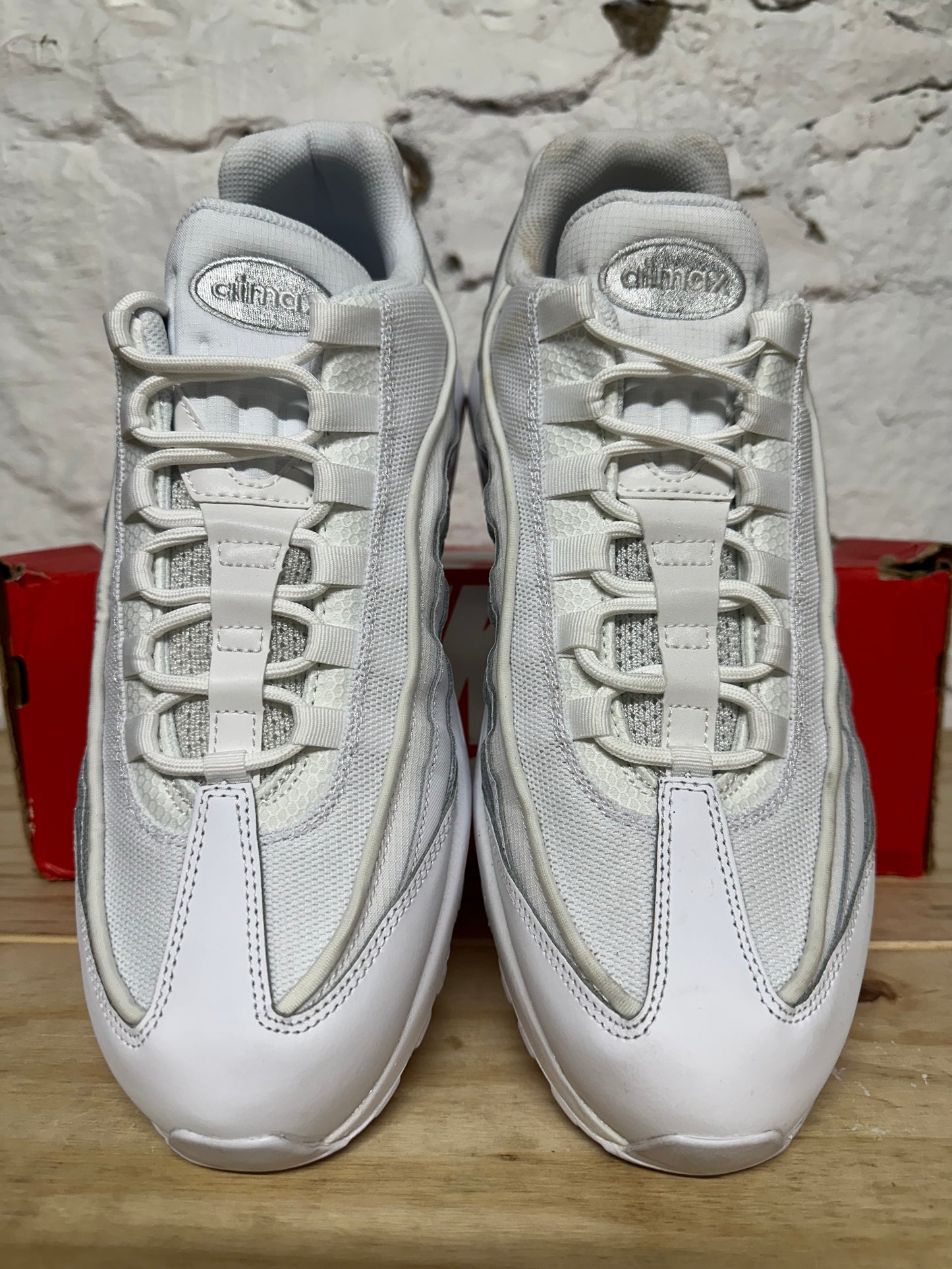 Nike Air Max 95 White Grey Fog Sz 14