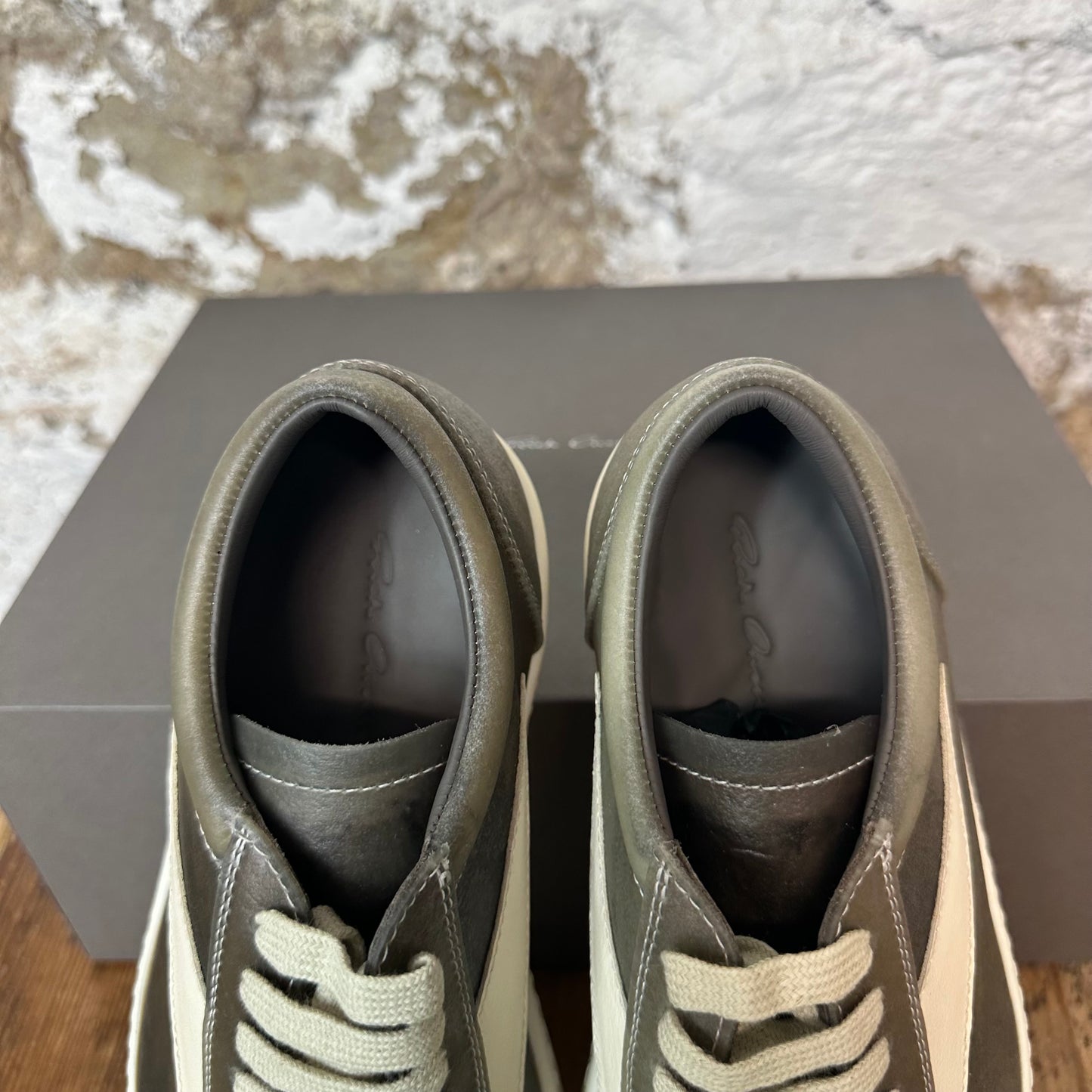 Rick Owens Dust Camo Milk Vintage Sneaker