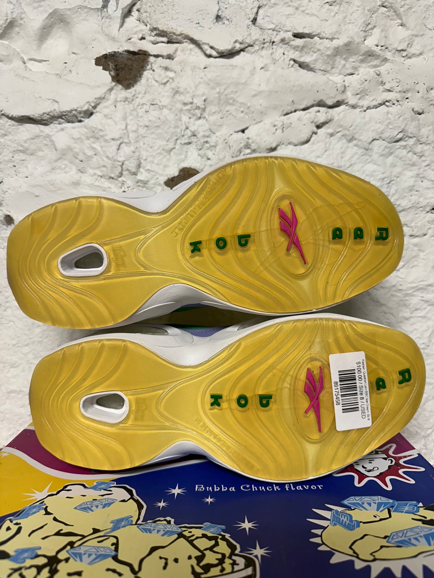 Reebok Question Low BBC Ice Cream Sz 8