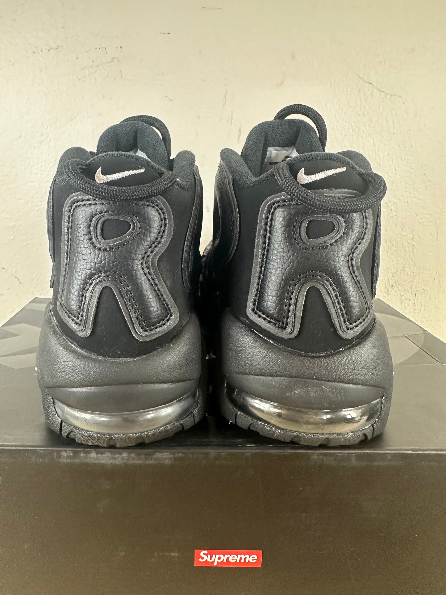 Nike Air More Uptempo Supreme Supetempo Black Sz 8.5 DS
