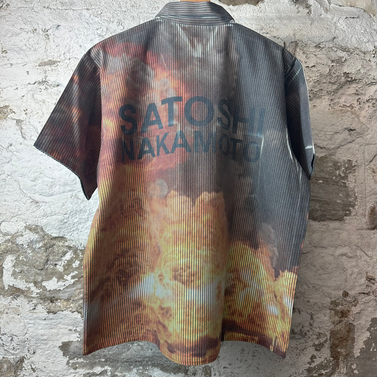 Satoshi Nakamoto Weird Time Quarter Zip Shirt Sz M