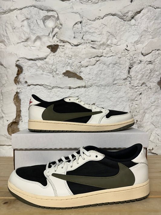 Air Jordan 1 Low Travis Scott Olive Sz 12.5 (14W)