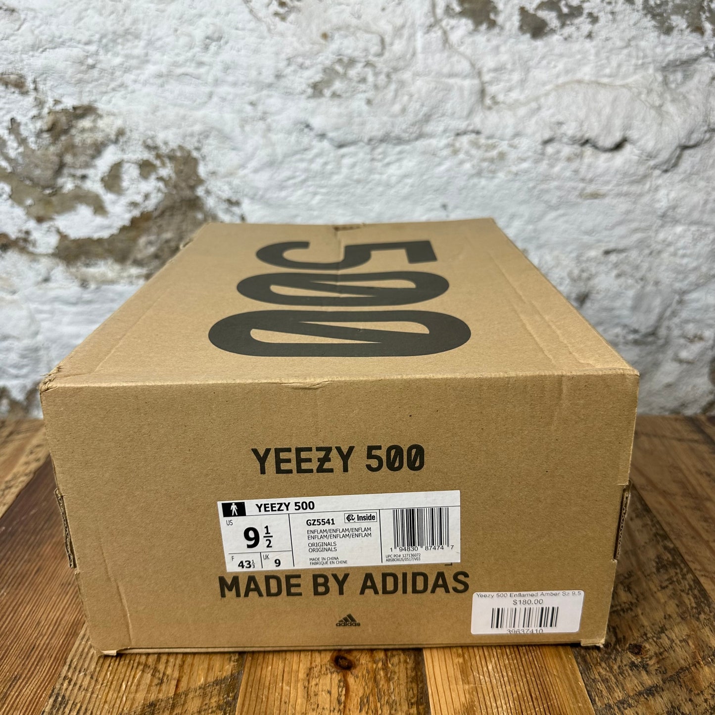 Yeezy 500 Enflamed Amber Sz 9.5