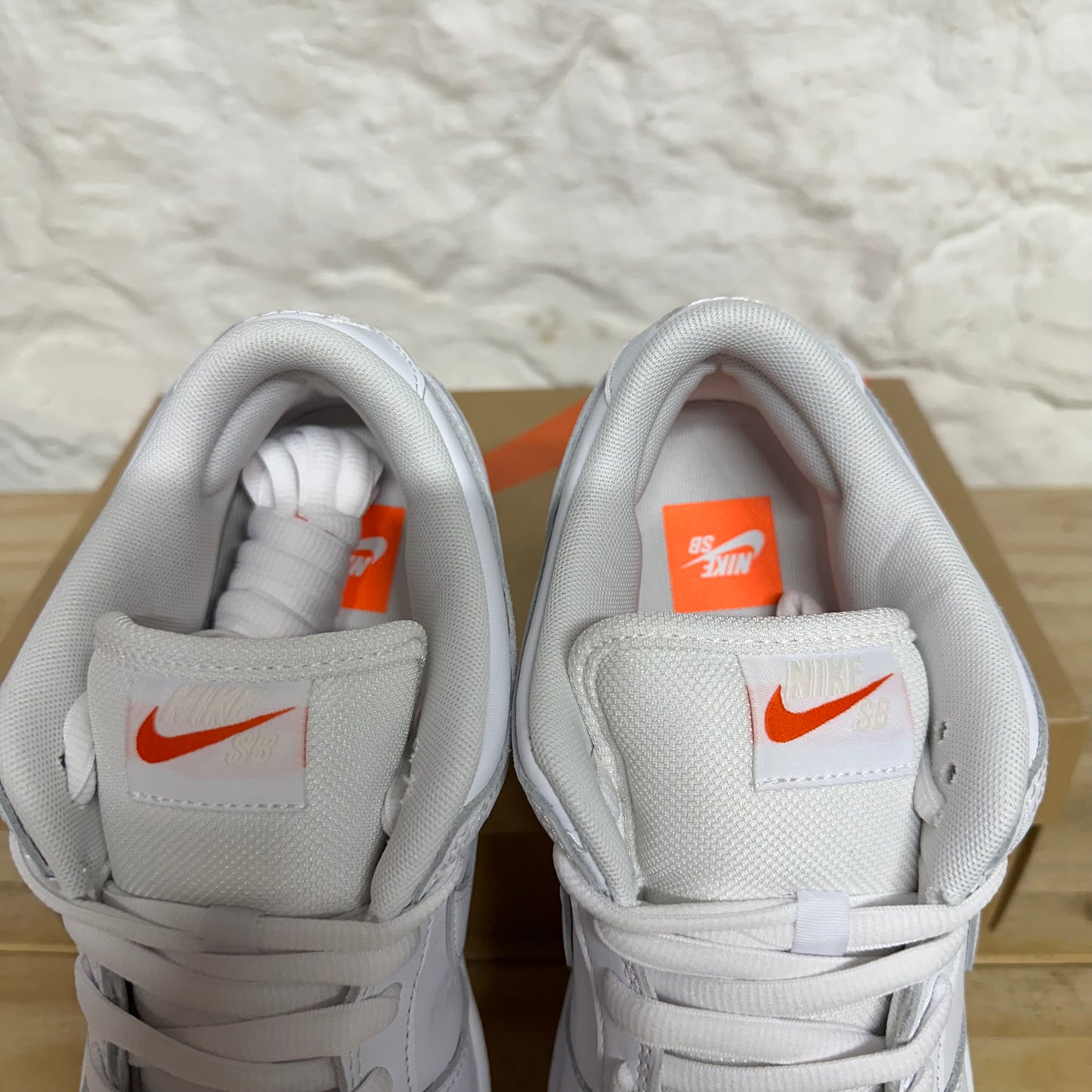 Nike Dunk Low Pro Triple White Sz 9 DS