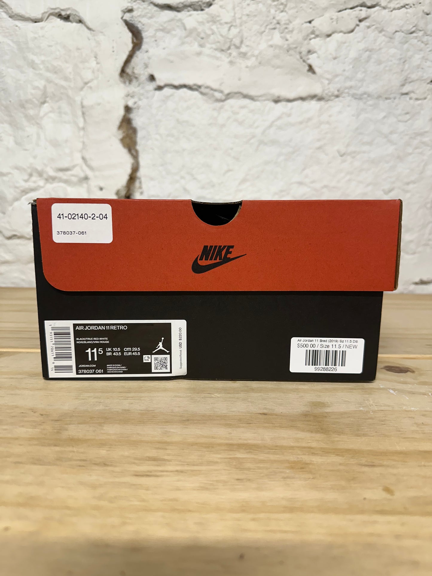 Air Jordan 11 High Bred (2019) Sz 11.5 DS