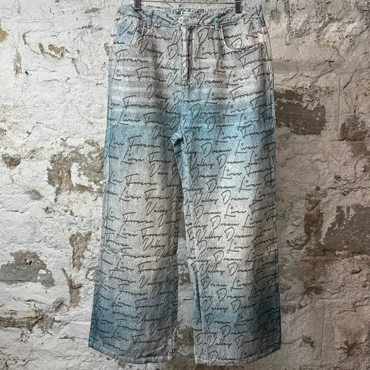 Vale Letter To Blue Denim Jeans