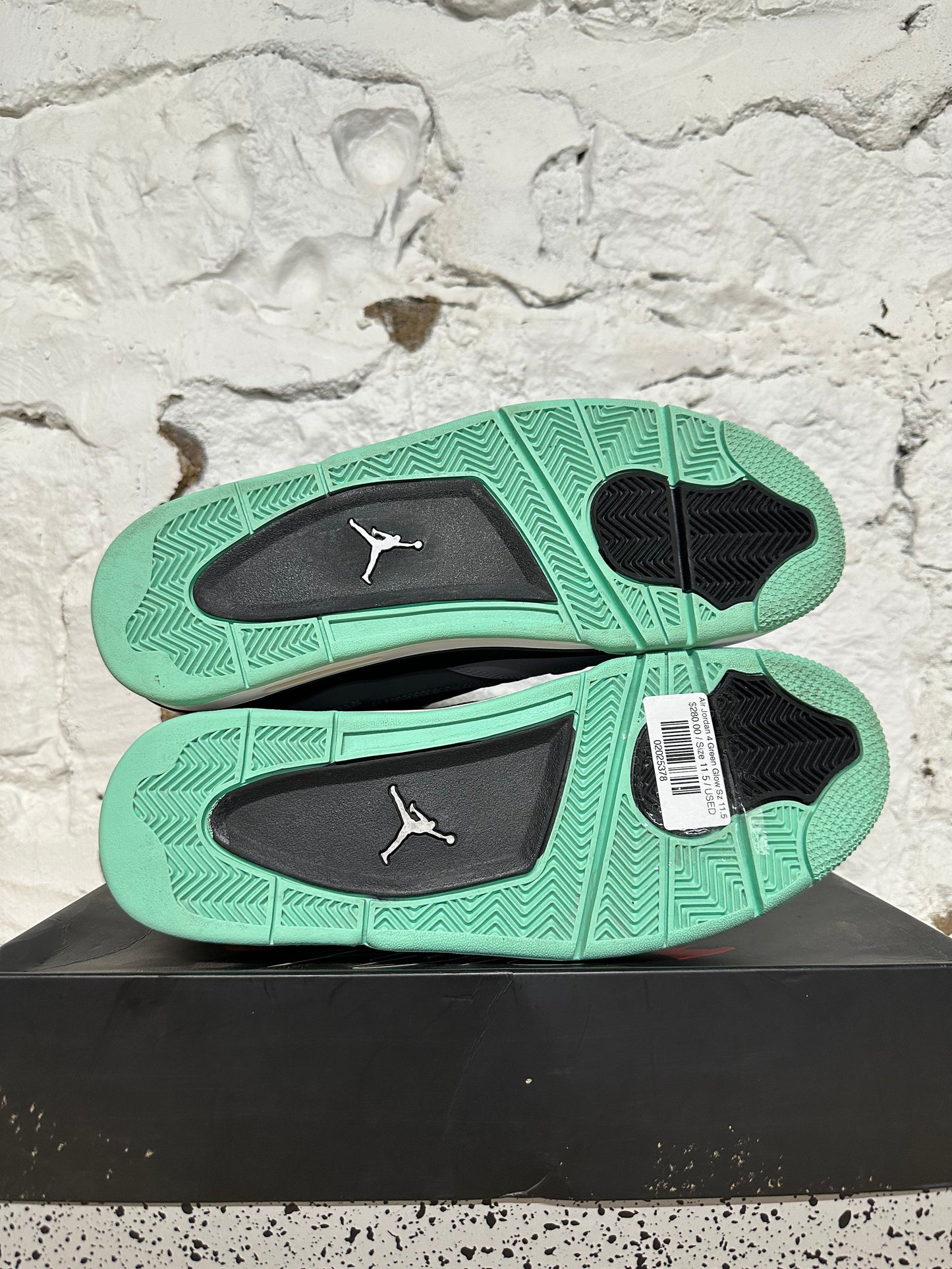 Air Jordan 4 Green Glow Sz 11.5