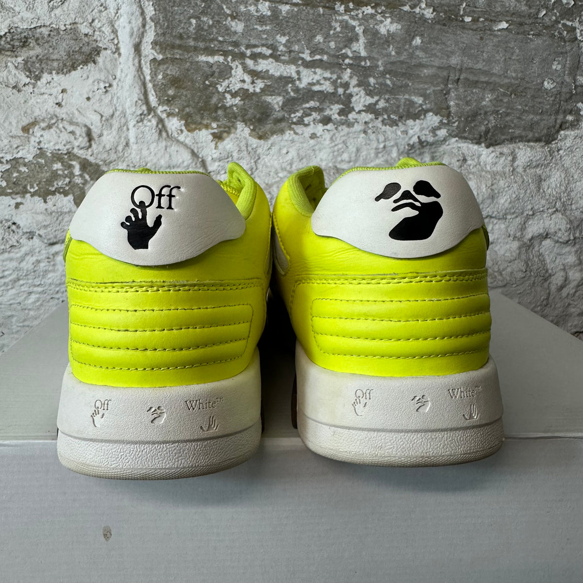 Off-White Out Of Office Yellow White Sneaker Sz 6.5 (39)
