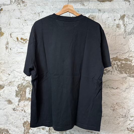 Amiri Gradient Stagger Logo T-shirt Black Sz L