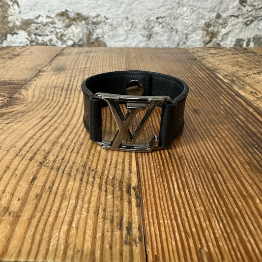 Louis Vuitton Graphite Hockenheim Bracelet Sz 19