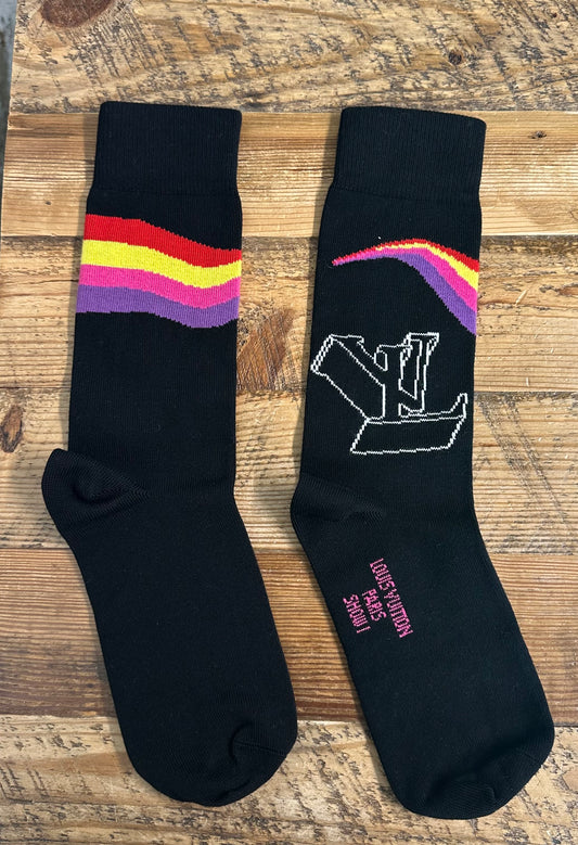 Louis Vuitton Archive Black Socks DS