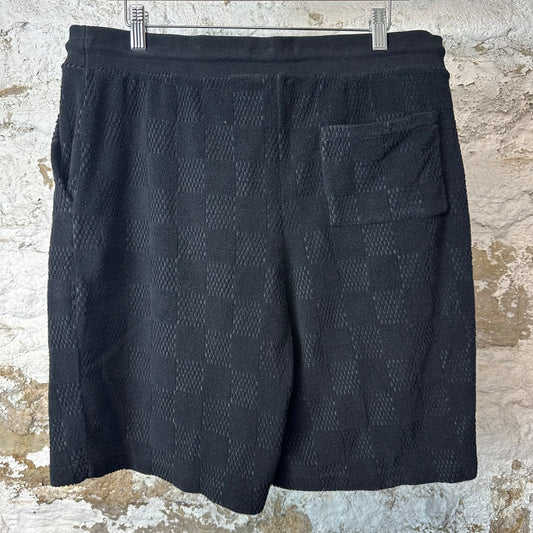 Louis Vuitton Marque Terry Black Shorts Sz L