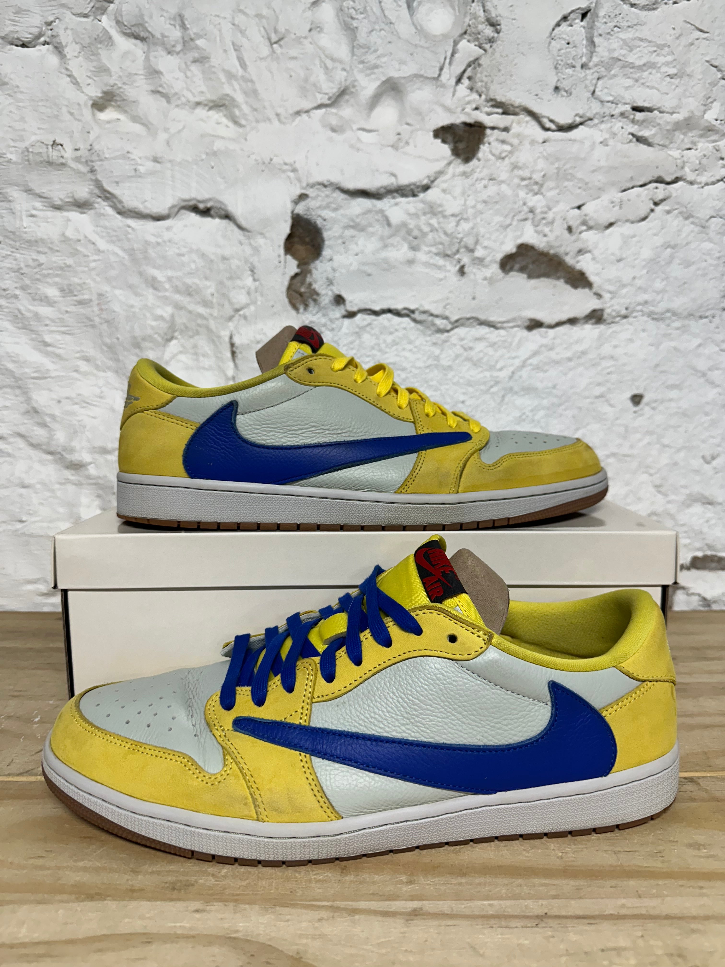 Air Jordan 1 Low Travis Scott Canary Sz 14 (15.5W)