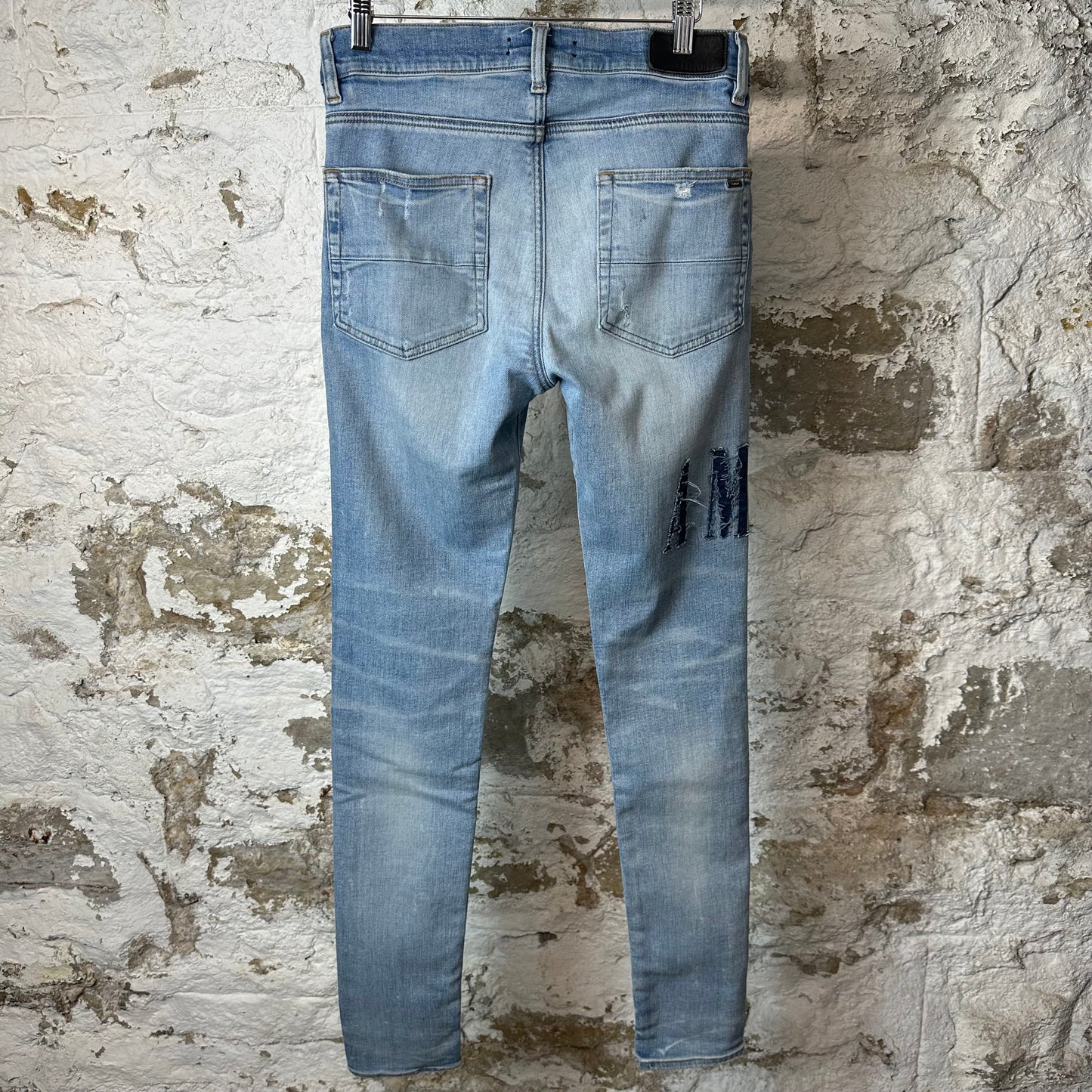 Amiri MX1 Denim Spell Blue Denim Jeans Sz 31