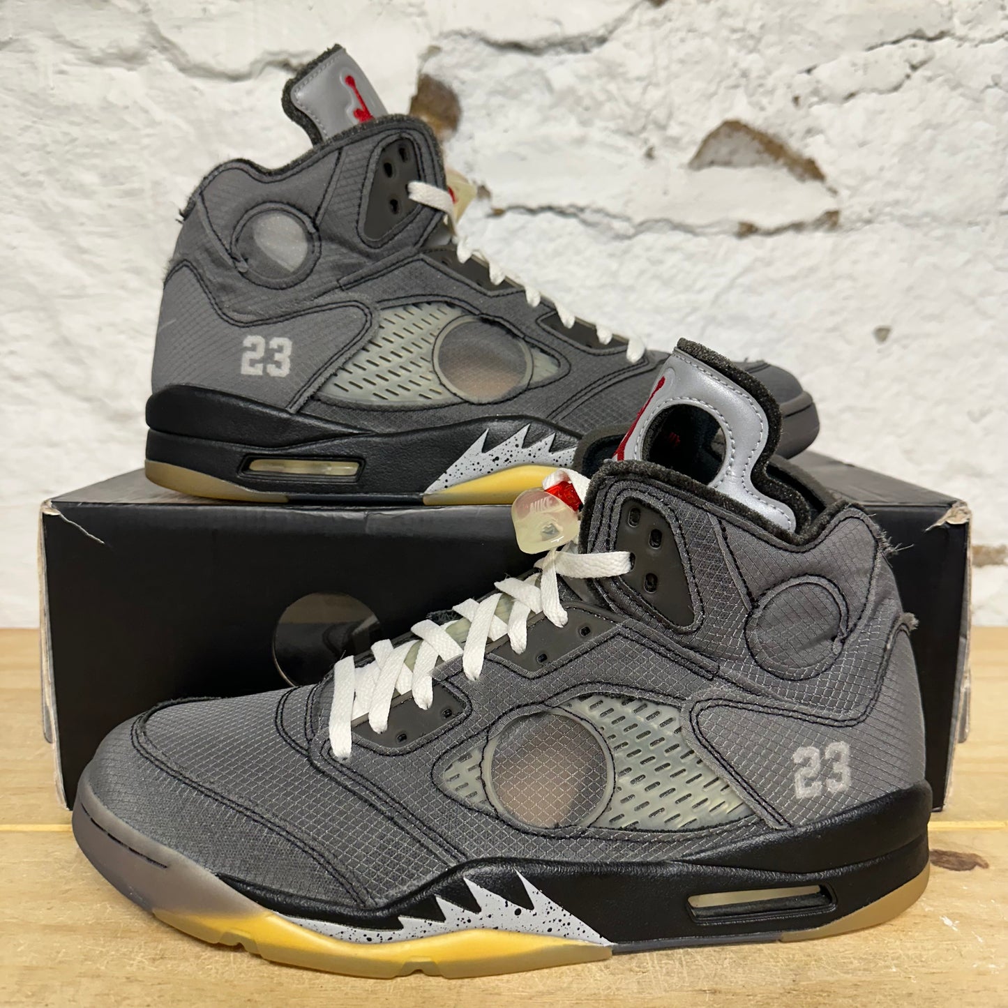 Air Jordan 5 Off-White Muslin Sz 12