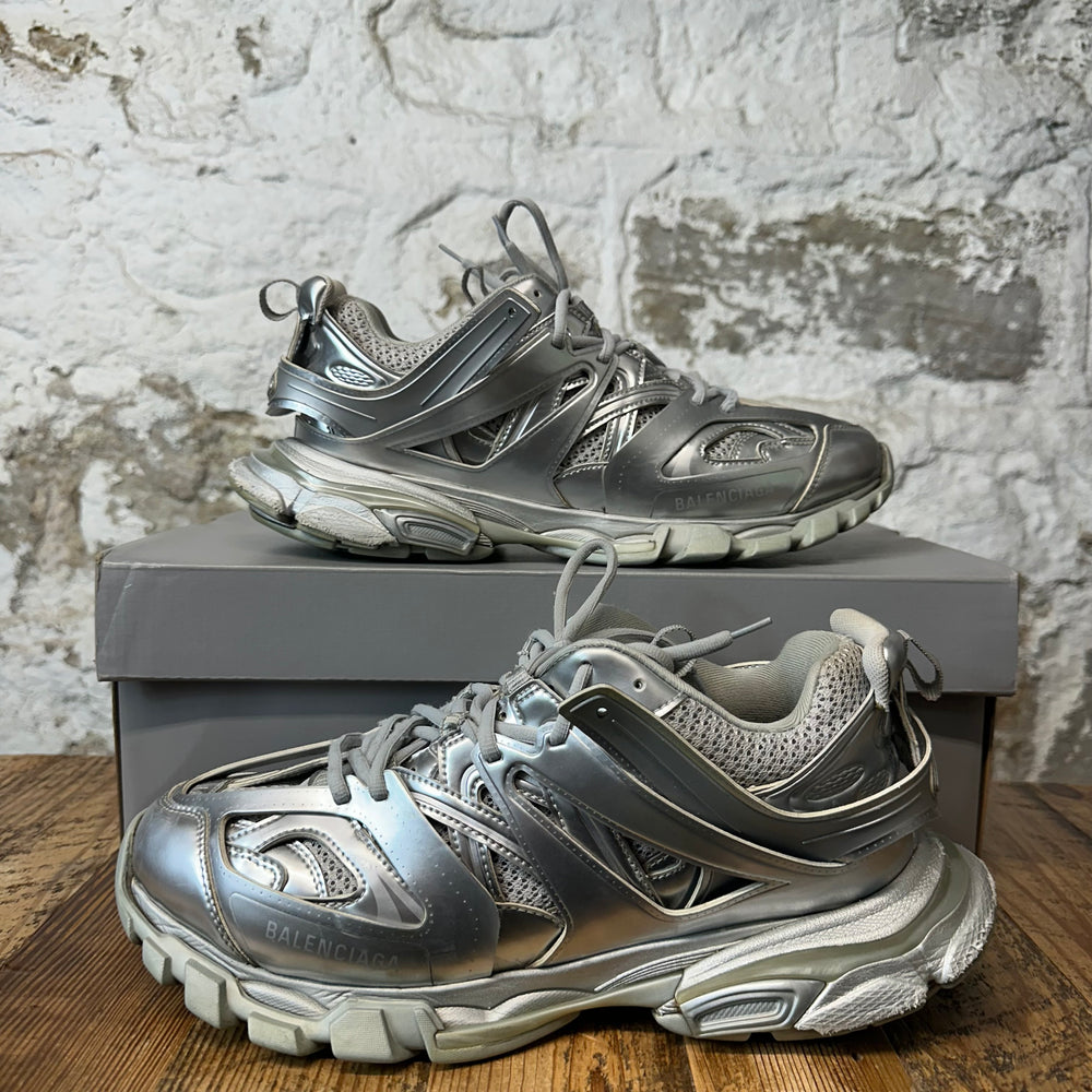 Balenciaga Track Runner Silver Sneaker Sz 11 (44)