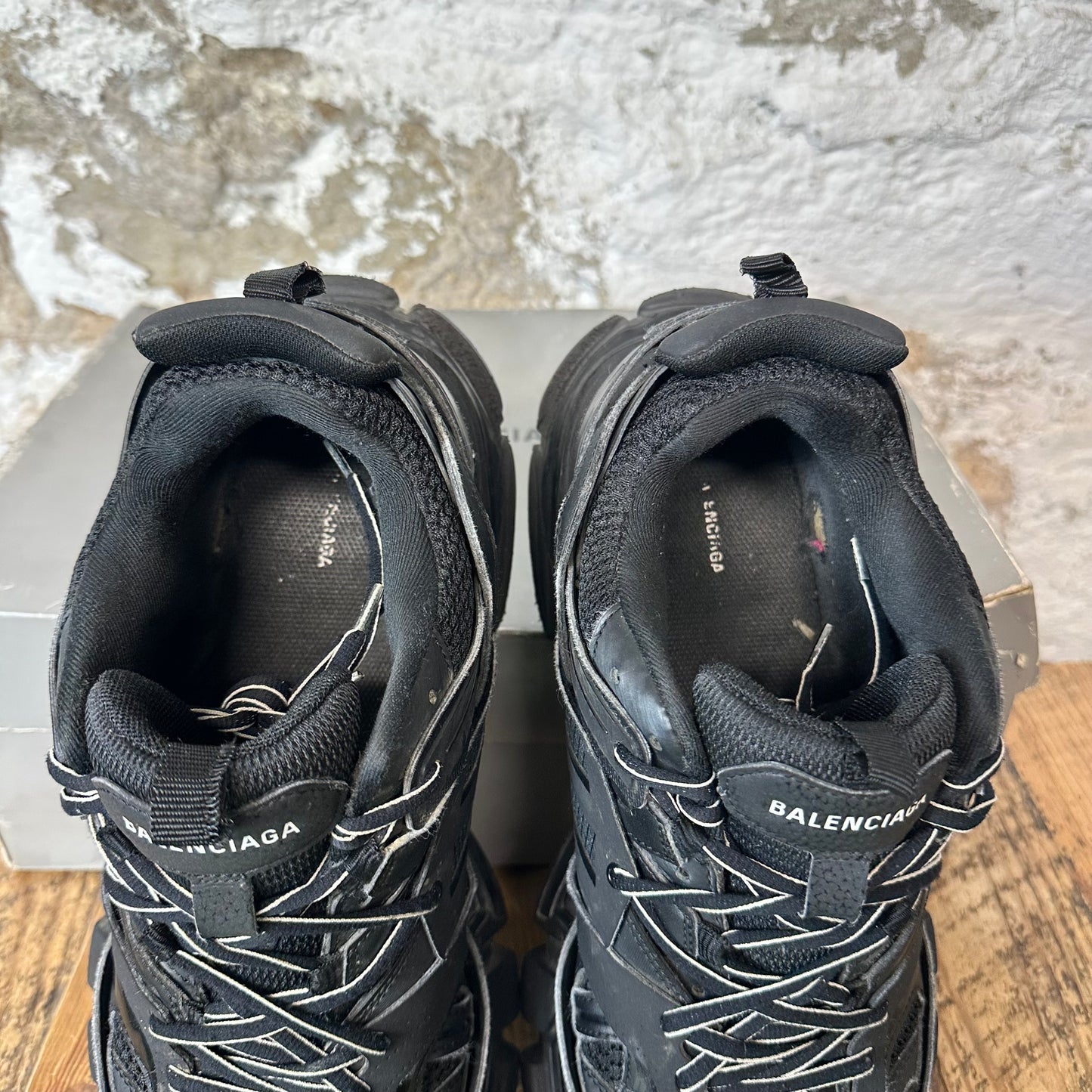 Balenciaga Track Runner Triple Black Sneaker Sz 11 (44)