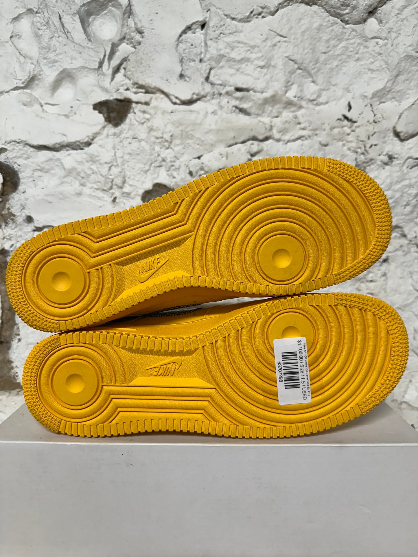Nike Air Force 1 Low Off-White ICA Lemonade Sz 11.5