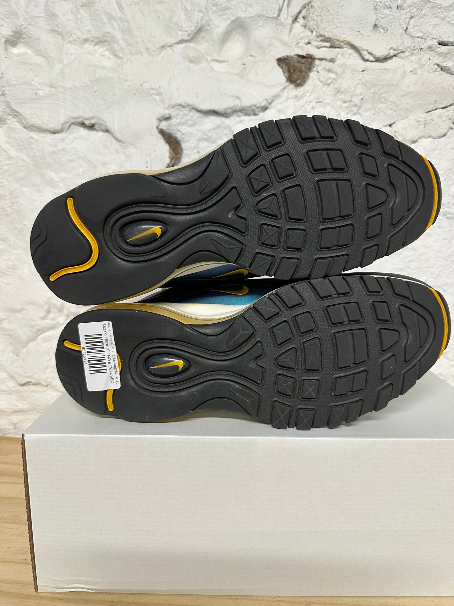 Nike Air Max 97 Anthracite Amarillo Sz 10
