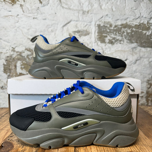 Dior B22 Olive Green Blue Black Sneaker Sz 9 (42)